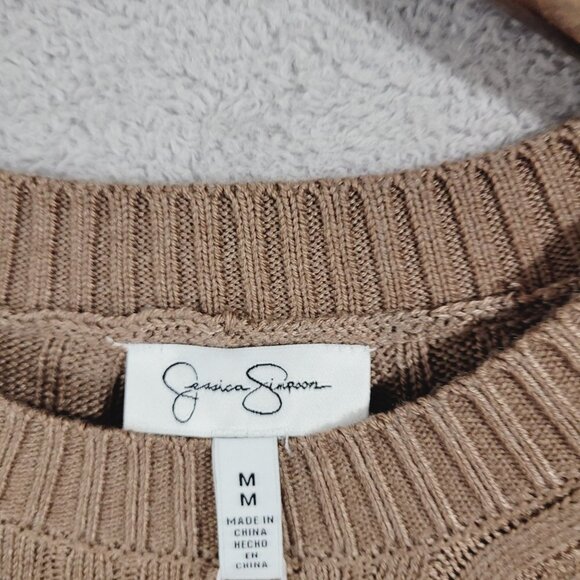 NEW Jessica Simpson Womens M Ribbed Knit Sweater  Medium// 26CT - Picture 5 of 7